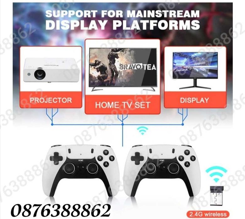 Ретро Гейминг TV Game Stick Pro Телевизионна видео игра 30 000 игри