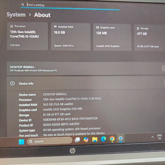 HP probook 440 g10