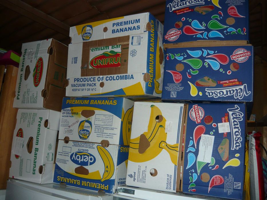 Baxuri banane NOI, baxe cutii banane