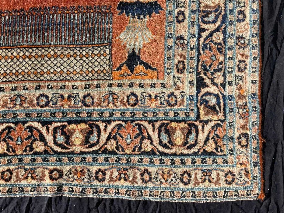 luxos covor vechi rugaciune persan Tabriz Haji Jalili manual iranian