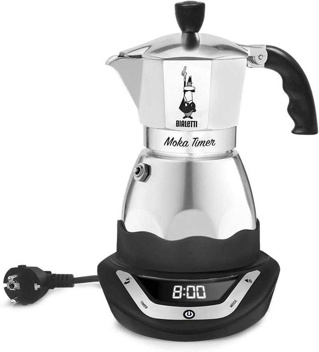 Електрическа кафеварка Bialetti Moka Timer за 6 чаши кафе