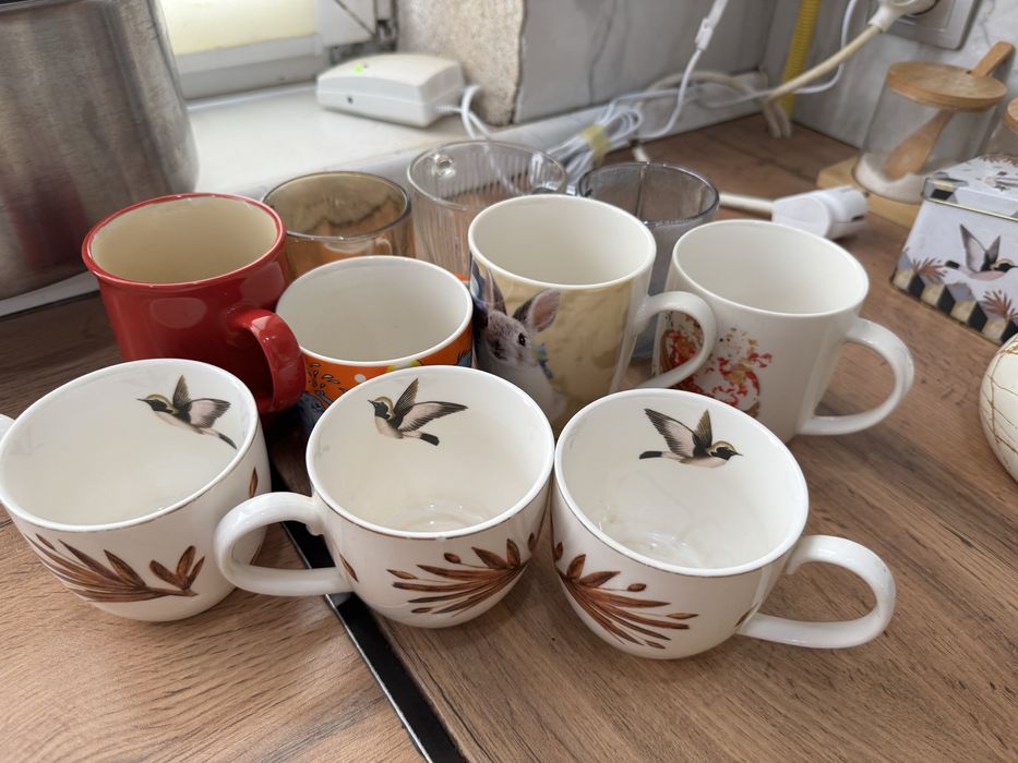 Стаканы 10 штук разные