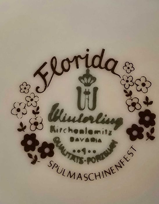 Античен порцеланов сервиз за кафе "WINTERLING FLORIDA"