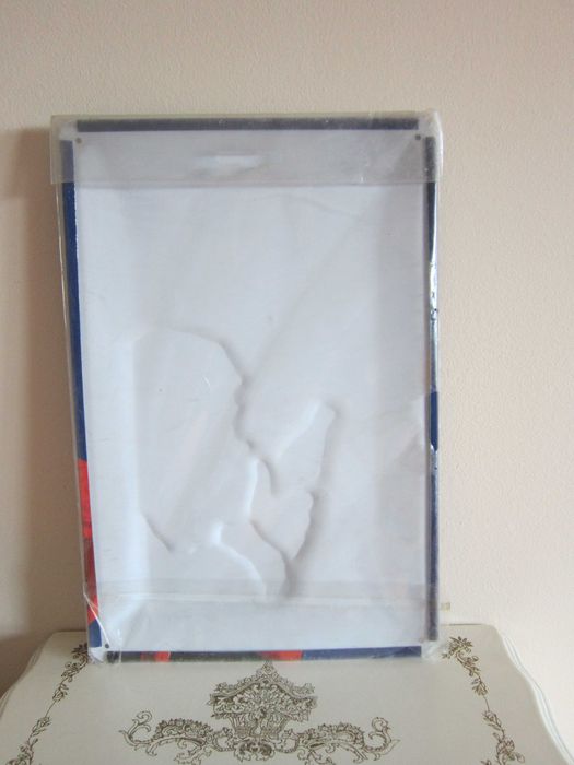 cadou rar Mos Craciun reclama metalica 3D +calendar perpetuu Coca Cola