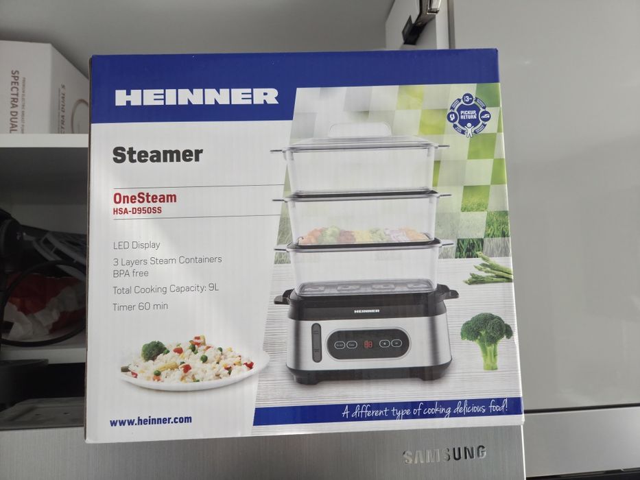Aparat de gatit cu aburi Heinner HSA-D950SS