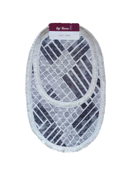 Vannaxona uchun yumshoq gilamchalar to'plami, sirpanmaydigan