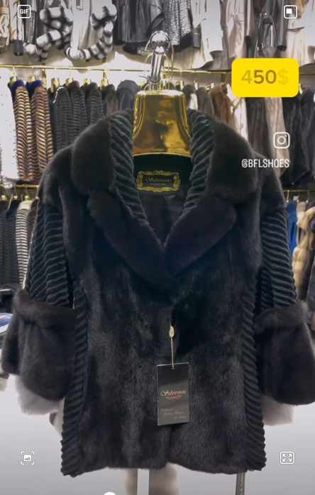 Продам шуба норка натуральная блэк глама