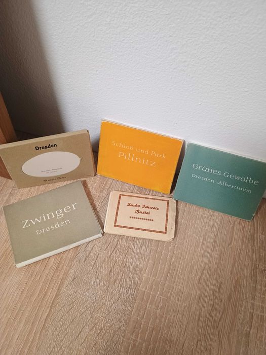 Set mini foldere carti postale Germania anii '60 de colectie rarisime