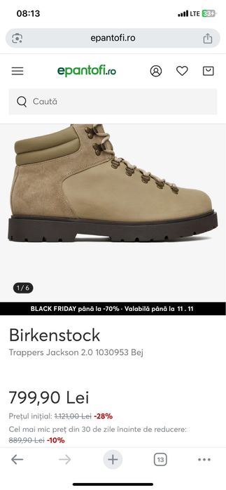 Birkenstock Trappers Jackson 2.0 1030983 Bej