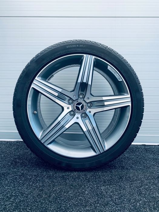 Jante originale Mercedes Benz S Class S63 S65 AMG Anvelope de iarnă 20 W222 C217 A217 jante A2224011200 A2224011300 himalaya grey Lucios