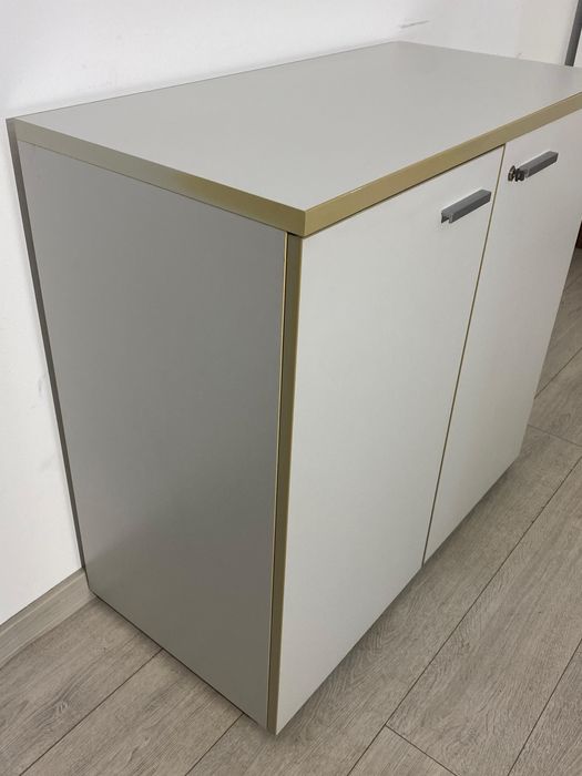 3 Buc. Dulap 2 Uși Birou; Comodă cu Raft Interior; Fișet