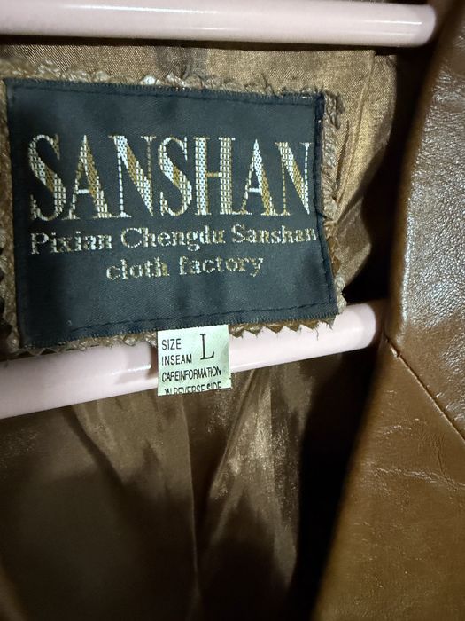 Кожаная Пиджак Л размер Женский