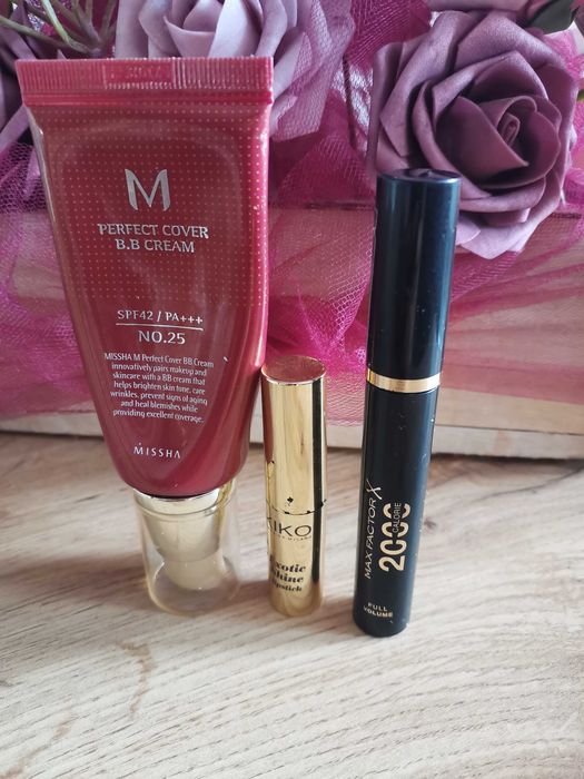 Маркова козметика MISSHA 40ml SPF42, червило и спирала за 14,90