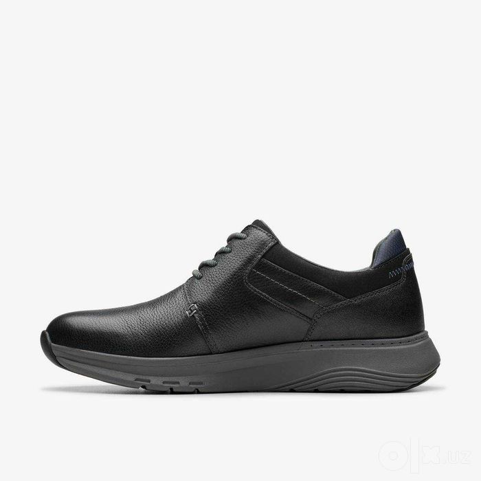 Clarks Motion Trek PT Черная кожа