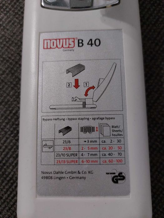 Capsator NOVUS B 40