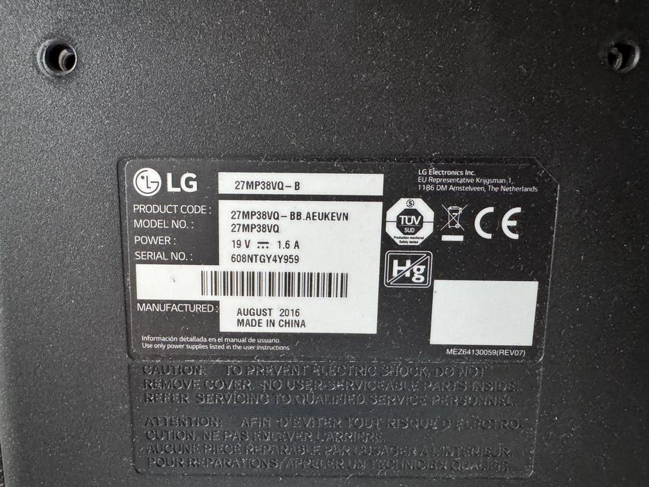 Monitor LG 27MP38VQ