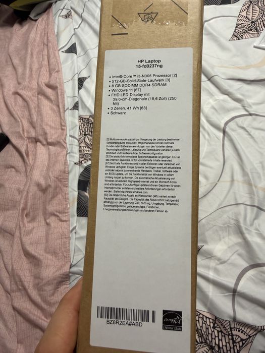 Laptop SIGILAT HP Laptop 15, 512 GB SSD, 15,6’’ FHD, i3, 8GB RAM