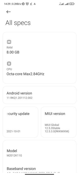 Xiaomi Mi 11i 8/256GB