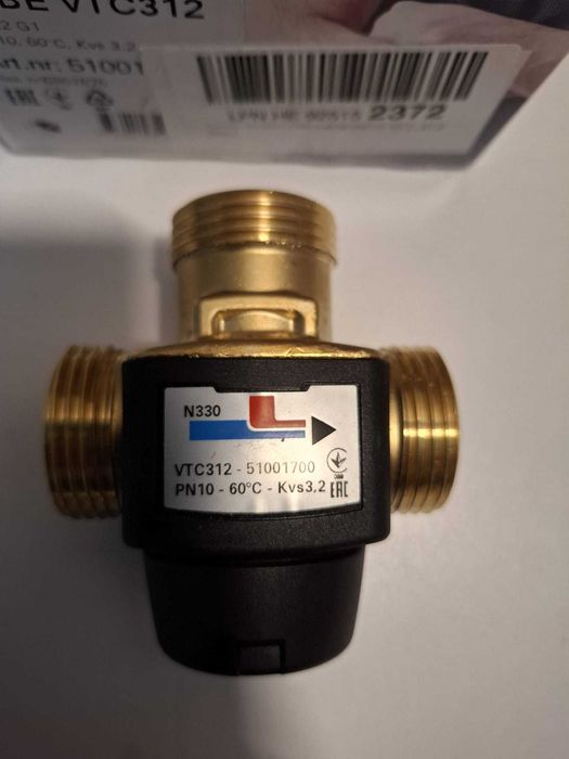 Valvă încărcare 2 căi Bess VTC 312 cu incalzire - metal, Noua