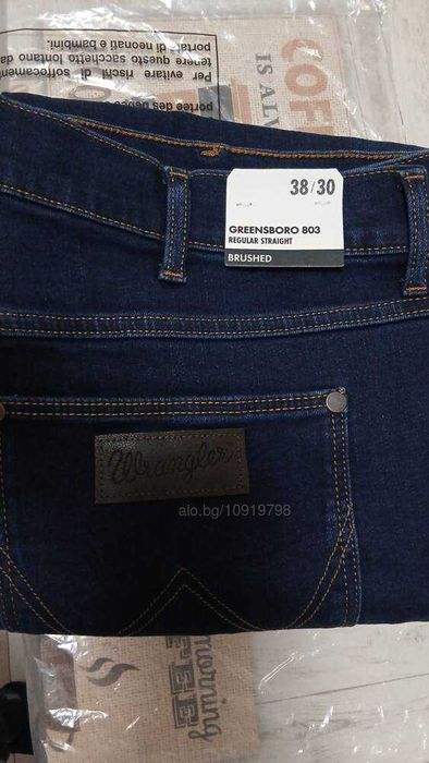 Мъжки дънки Wrangler Greensboro Sunset Rinse W38 L30 XL