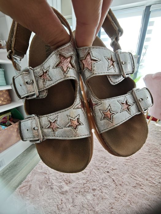 Sandale Zara argintii marimea 27