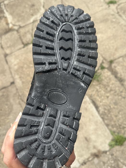 Мъкжи високи обувки от естествена кожа