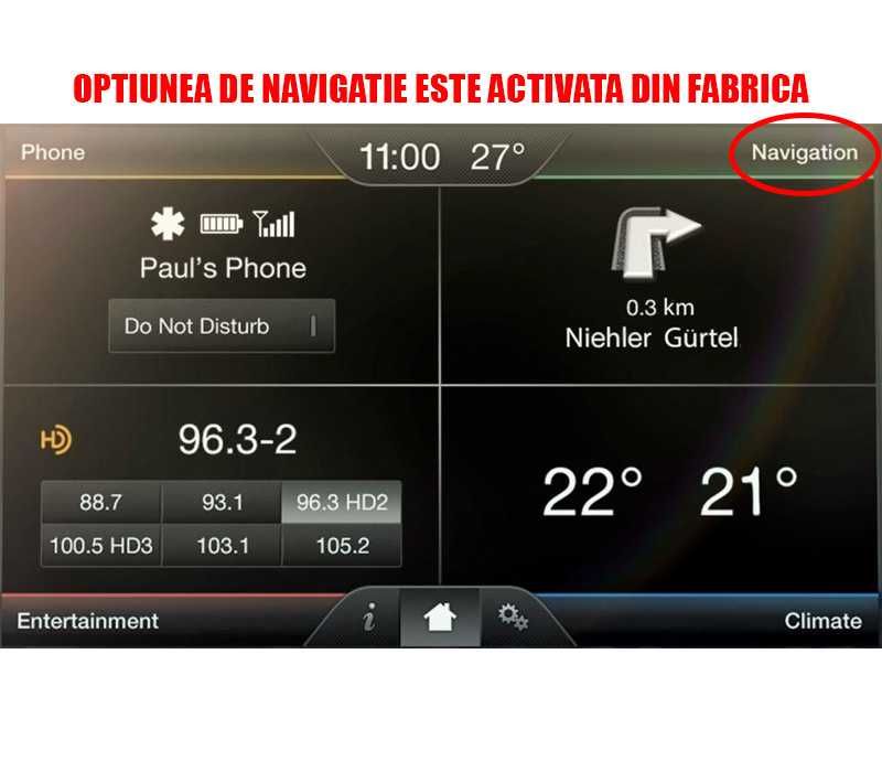 Card navigație 2025 Ford SYNC2 F12 Focus C-Max Kuga Mondeo S-Max