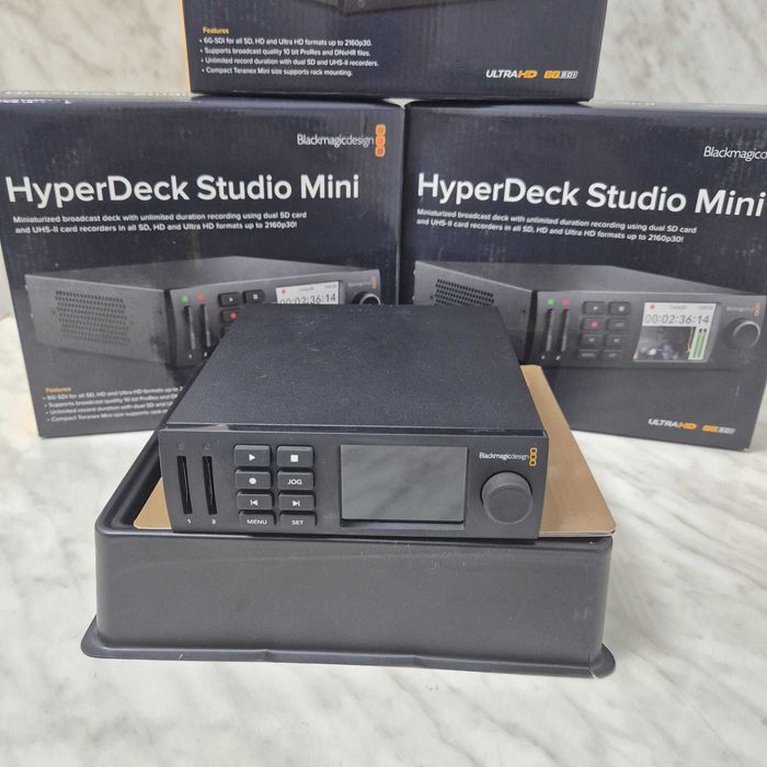 BalckMagic HyperDeck Studio Mini Ultra HD 6GSDI la cutie ca nou Zeus Amanet Rahova