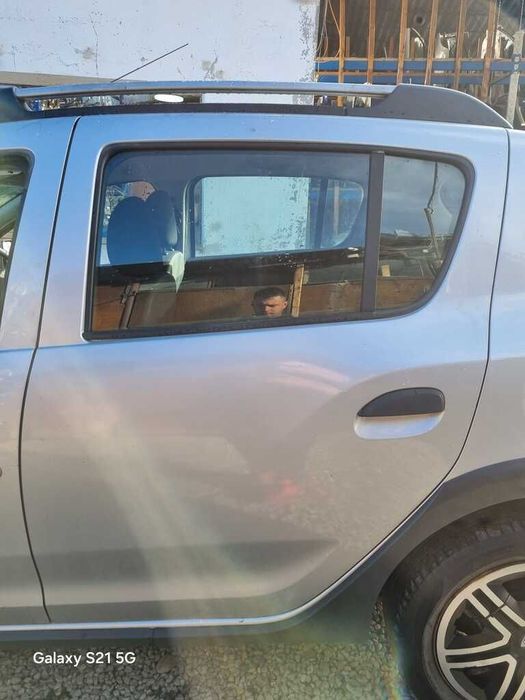 Usa Stanga Spate Dacia Sandero 2 Stepway 2012 - 2016 SUV 4 Usi PLATINUM SILVER Ted69 ...