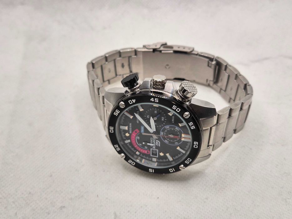 Ceas Sport Casio Edifice EFR 558 db SILVER Black friday Garantie 2 ani