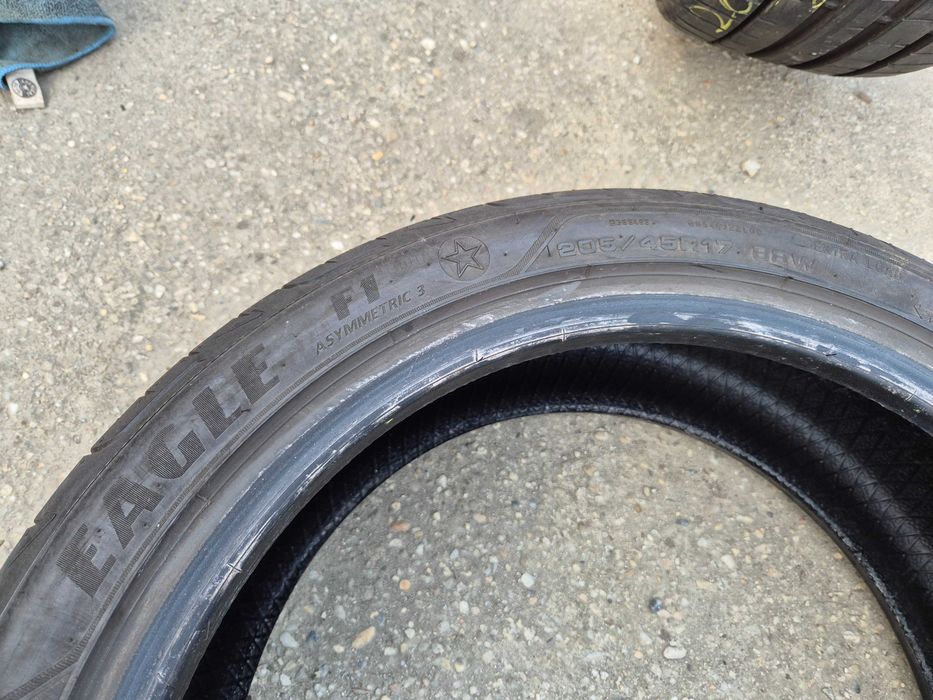 2 Anvelope de VARA - 205/45/17 - GoodYear - CA NOI - DOT 2023 !