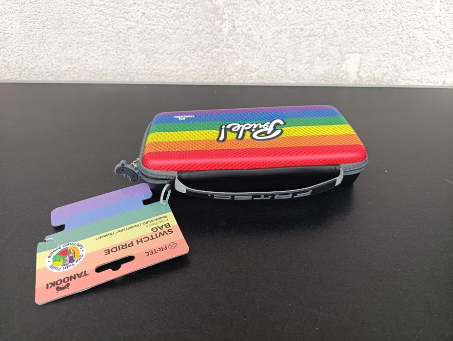 Husa transport Nintendo Switch oled lite FR-TEC Pride geanta curcubeu