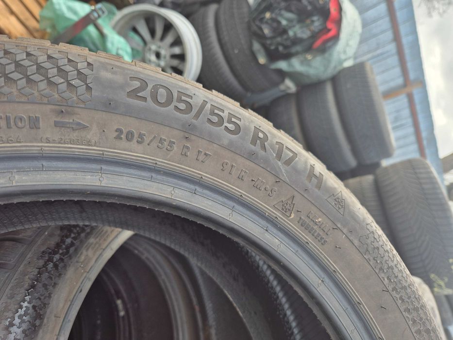 4 Anvelope de IARNA - 205/55/17 - Continental  CA UNELE NOI DOT 2023 !