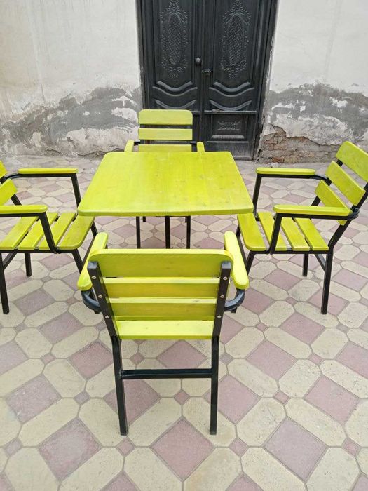 Хонадон ва дачалар учун Стол стуллар