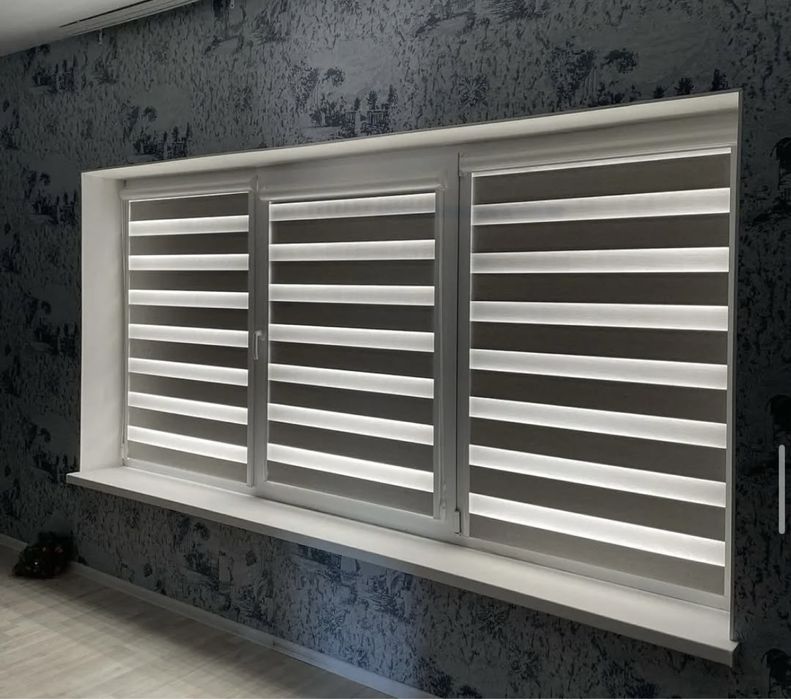 Жалюзи, роль шторы, день и ночь