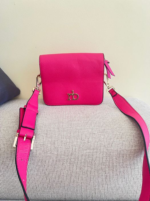 Дамска чанта Rocco Barocco - наситено розово