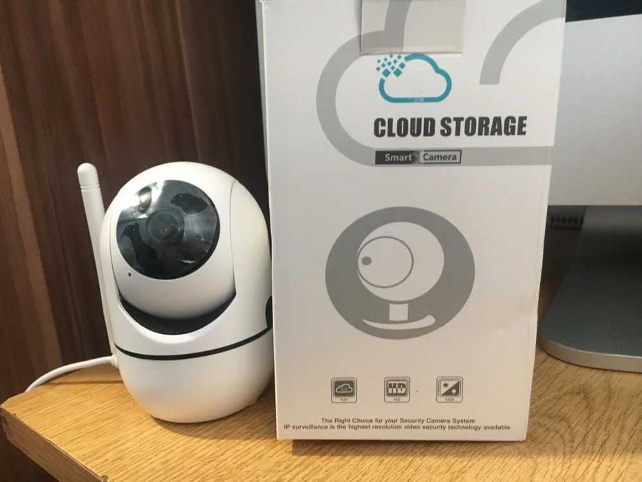 Wifi Смарт камера YCC365+, Бебефон,нощно виждане,сензор движение,звук