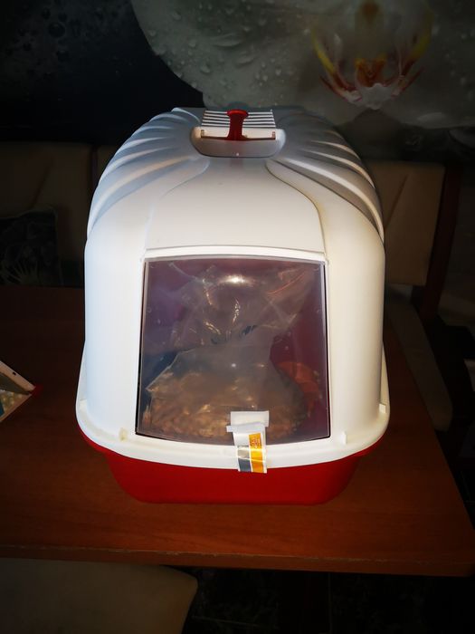 Туалет био дом кошачий