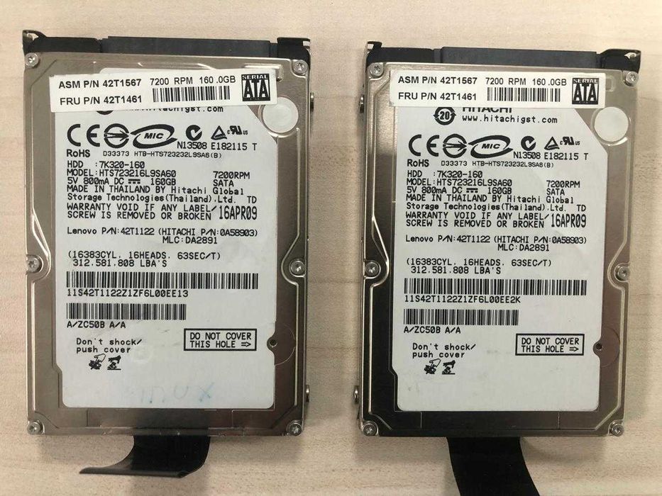 Диски HDD 2.5" и 3.5" SATA