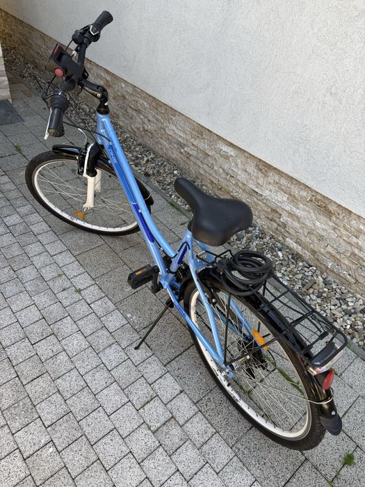 Vand bicicleta DHS Travel complet echipata