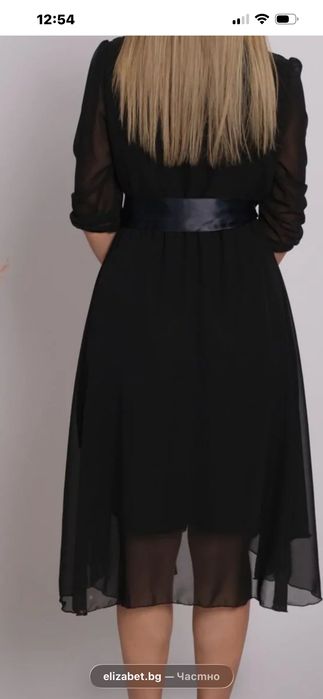 Нова рокля от шифон Елизабет