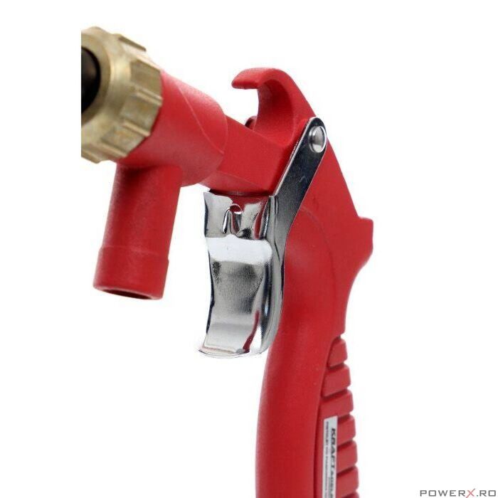 Pistol pentru sablat cu furtun care aspira nisipul direct din galeata,