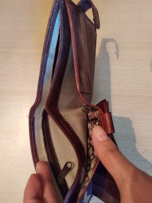 Кошелек кожаный б/у