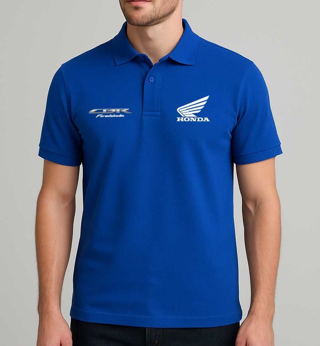 Мъжки поло тениски ХОНДА / HONDA, KAWAZAKI, YAMAHA, SUZUKI - 6 цвята!
