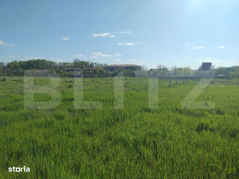 Teren intravilan, 2194 mp, 17 m deschidere, zona Mofleni