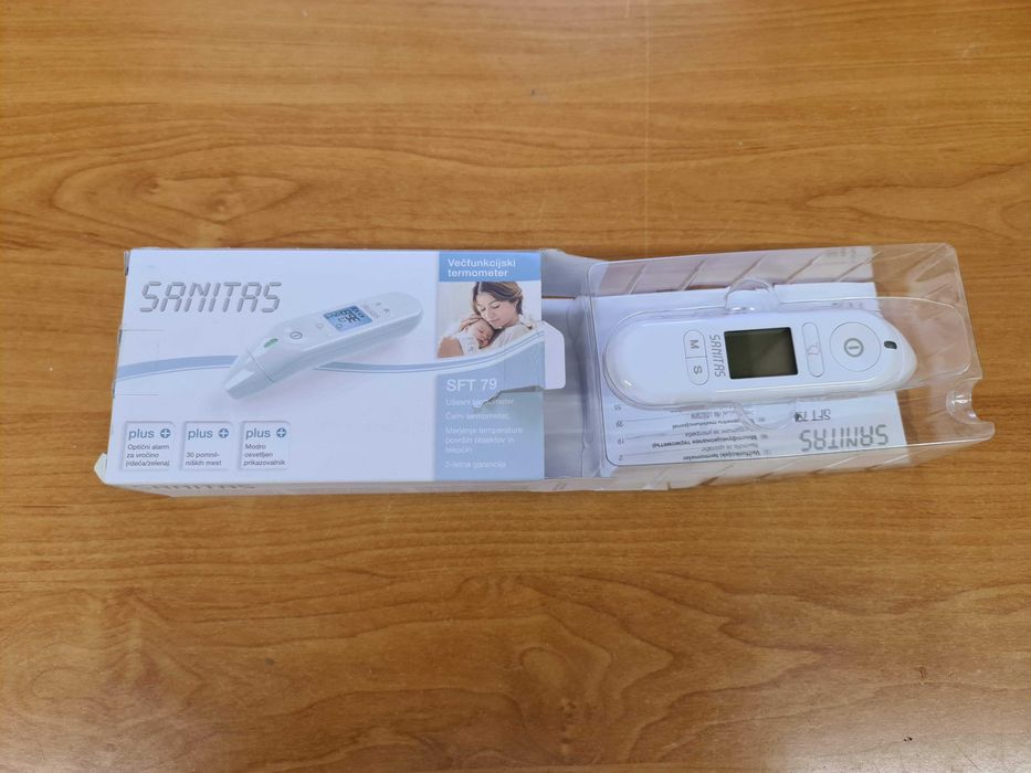Термометър SANITAS SFT 79, за ухо и чело
