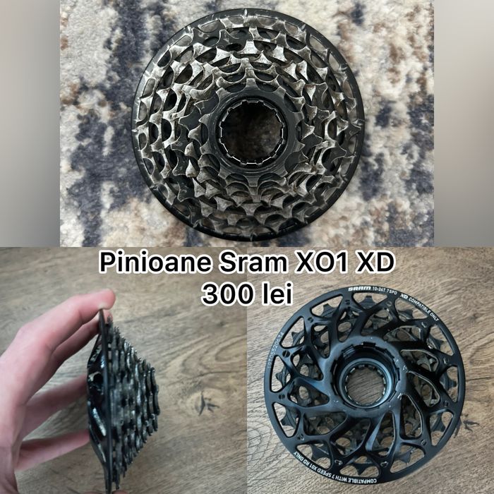 Piese bicicleta downhill/altele - pedalier, pinioane, discuri + altele