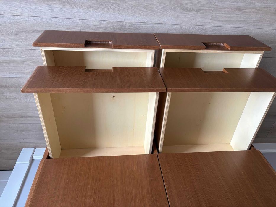 Sifonier/dulap cu usi lemn masiv lucrat manual