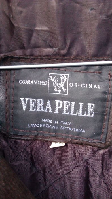 ''Vera Pelle ''италианско оригинално кожено яке,шуба ХЛ размер