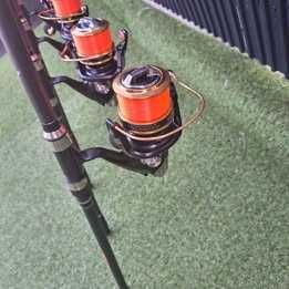 Set 4 Lansete Crap 3.0m 3.75 LBS 3 tronsoane  + 4 Mulinete AQUASITE